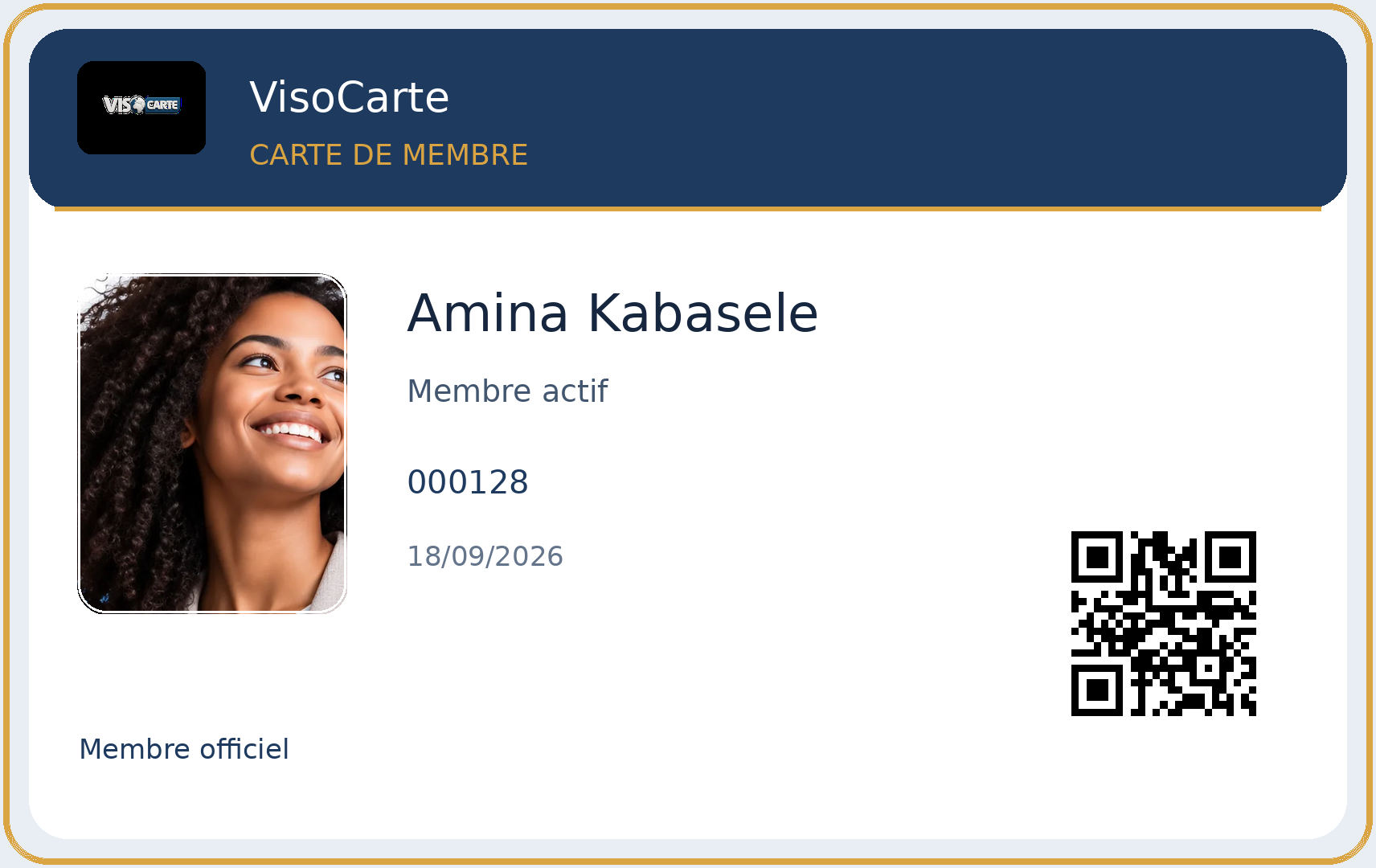 Classic Membership — recto