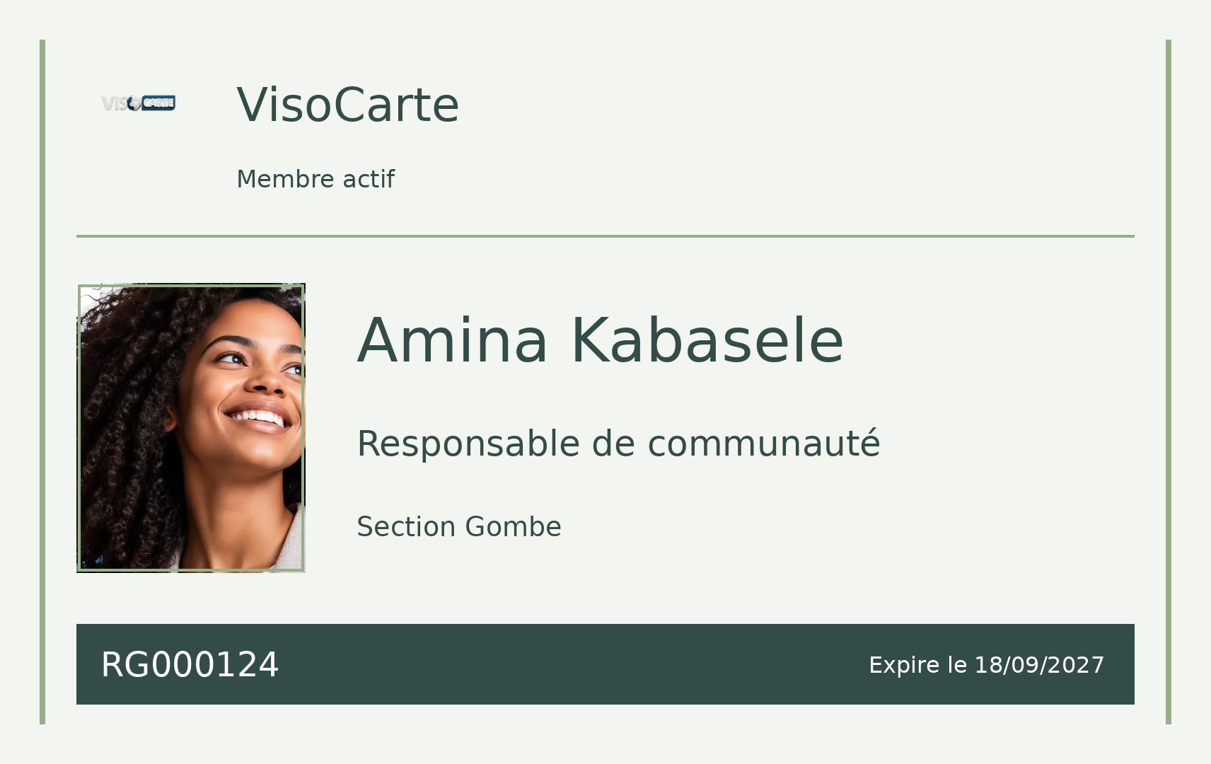 Impact / NGO / Organisation — recto